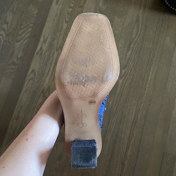 Navy blue Astire Cowboy boots Jessica Simpson - Picture 2 of 5